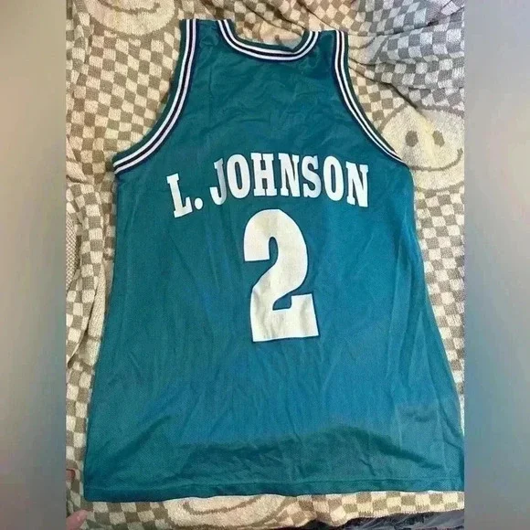 Vintage Larry Johnson champion jersey size 40 - Picture 2 of 3